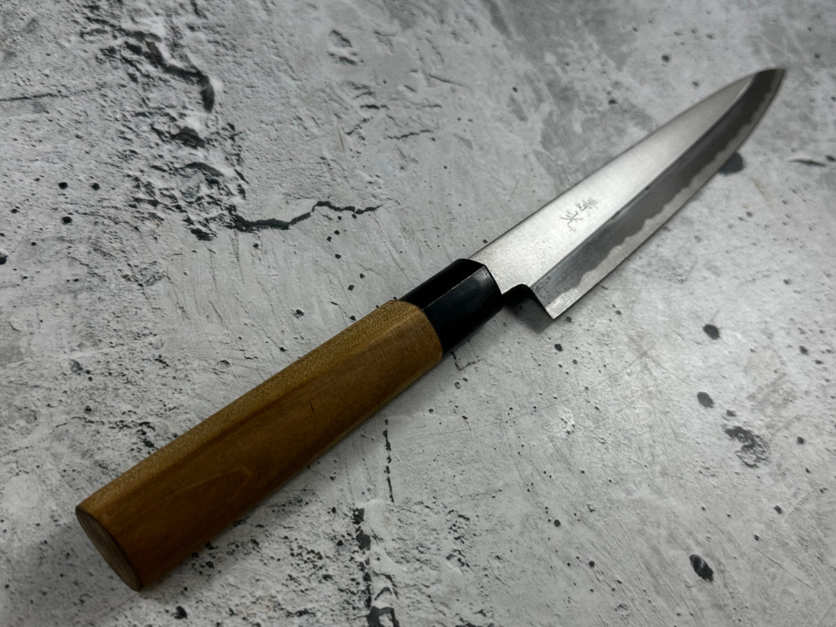 Vintage Kagemitsu Yanagiba Knife 210mm Carbon Steel Magnolia Wood Handle 2245