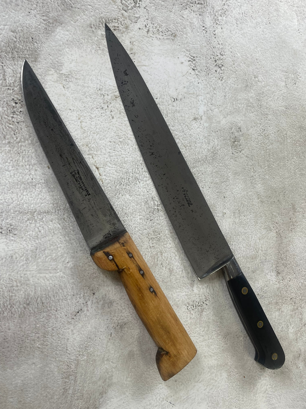 Vintage French Veritable Sabatier/Pradel Knife Set 2x Made in France 🇫🇷 1905
