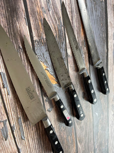 French Sabatier Knife Set 5x Made in France 🇫🇷 1955