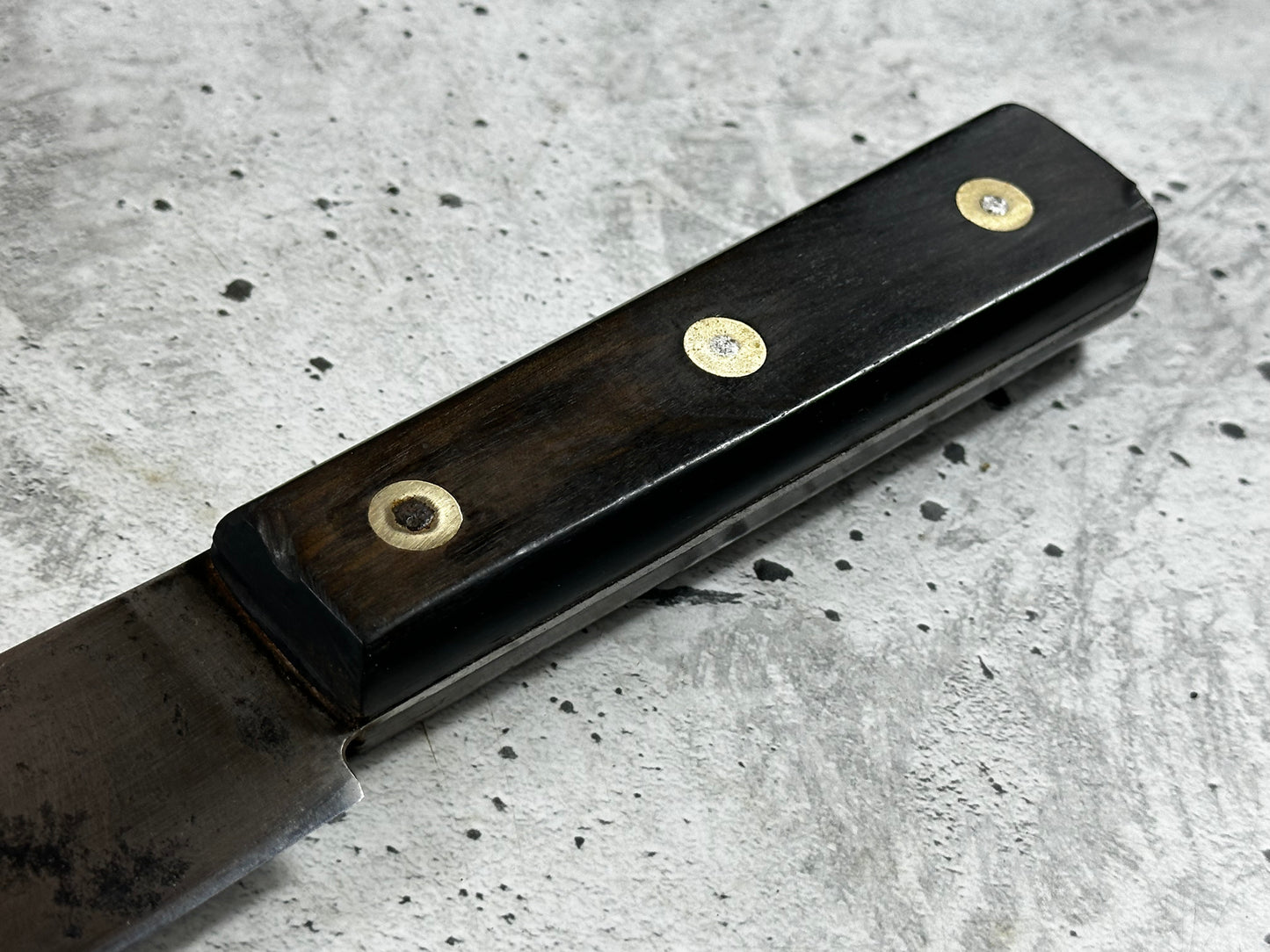 Vintage A. & L. Hofmann Butcher Knife 260mm  Carbon Steel Blade Made in German 2001