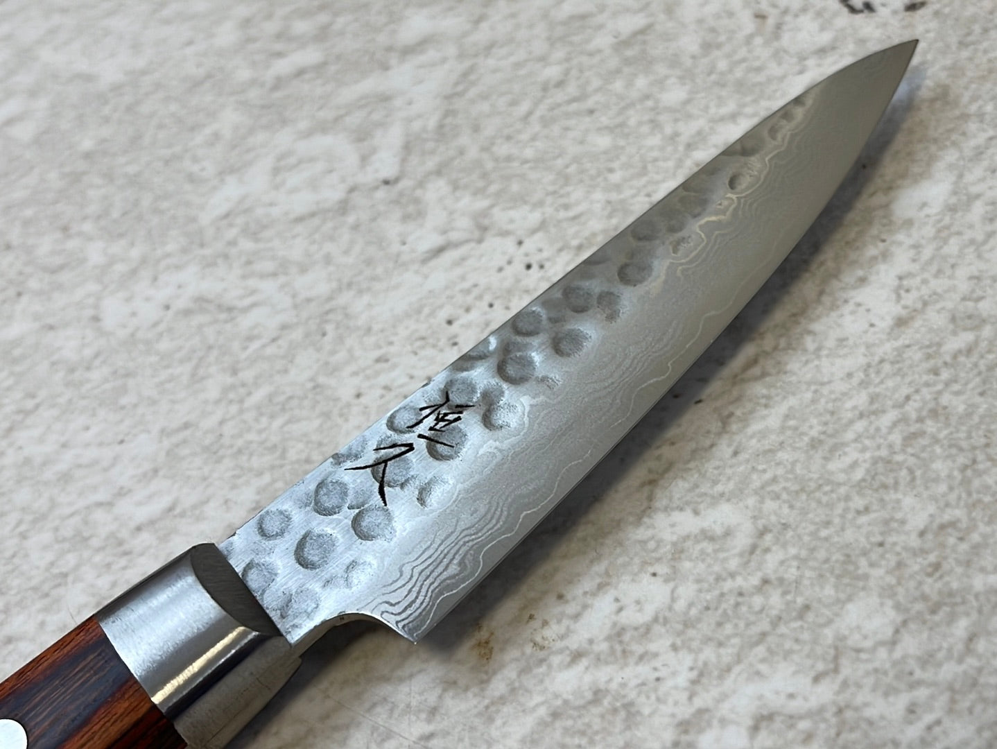 Tsunehisa VG10 Brown Pakka Petty 80mm - Made in Japan 🇯🇵
