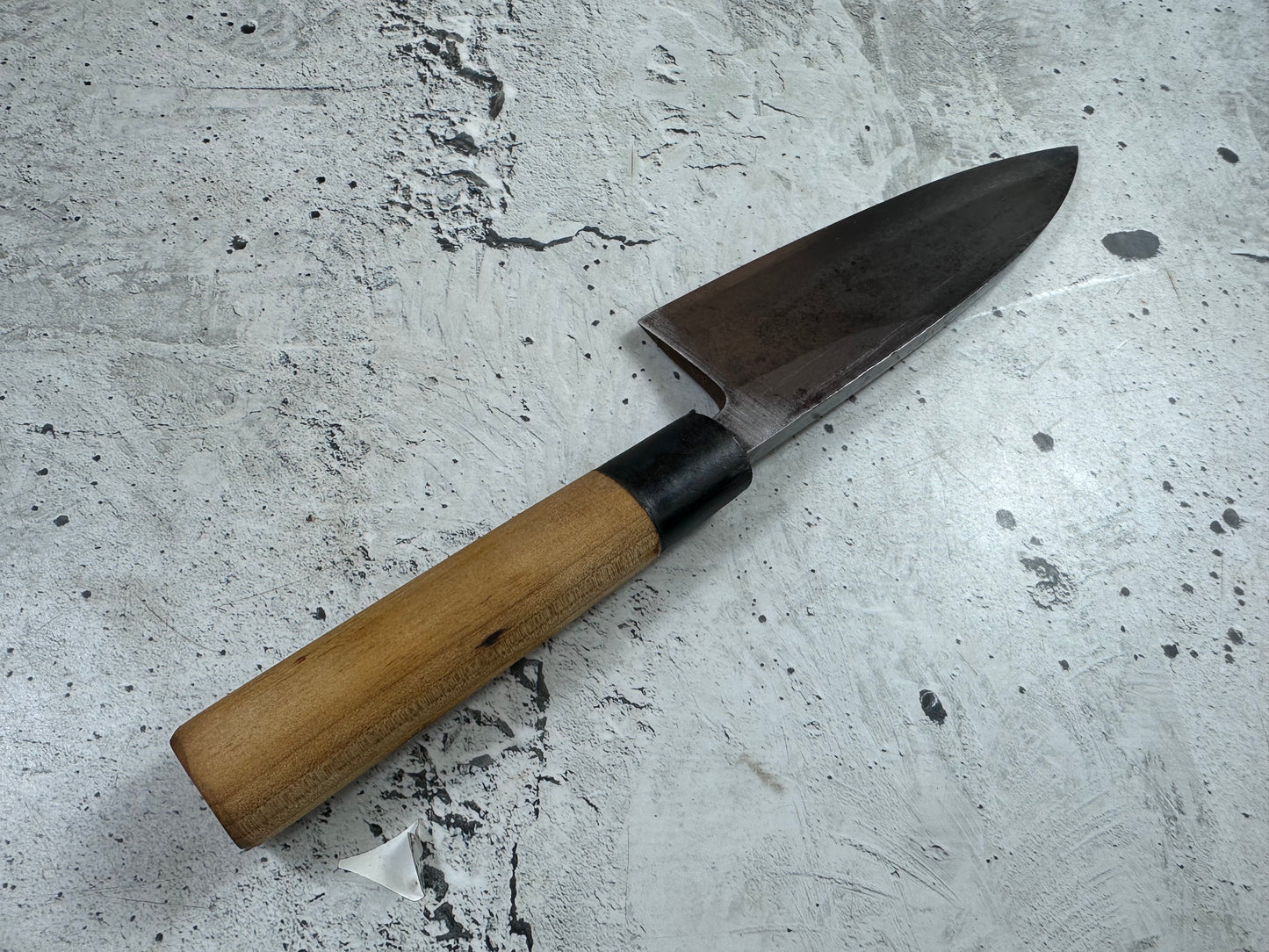 Vintage Sakai Sakamoto Deba Knife 170mm Carbon Steel 2145