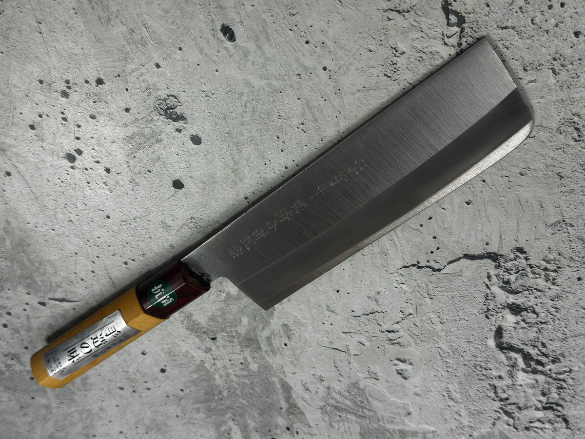 Vintage Sadomoru Nakiri Knife 160mm Carbon Steel  150mm 2353