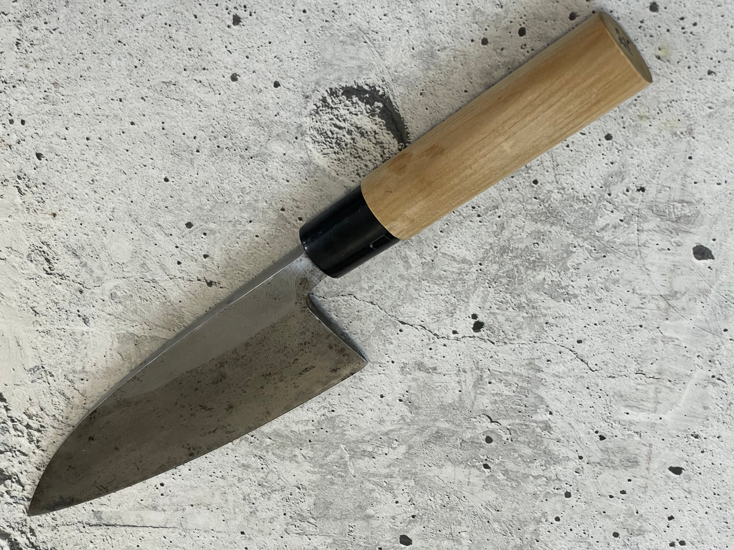 Vintage Japanese Deba Knife 170mm Made in Japan 🇯🇵 Carbon Steel 1517