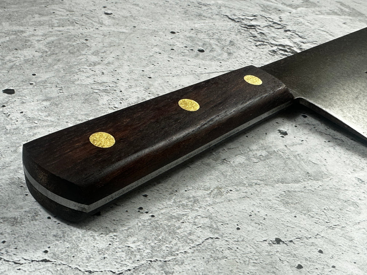 Vintage Unbranded Carbon Steel Gyuto Knife 300mm 2321