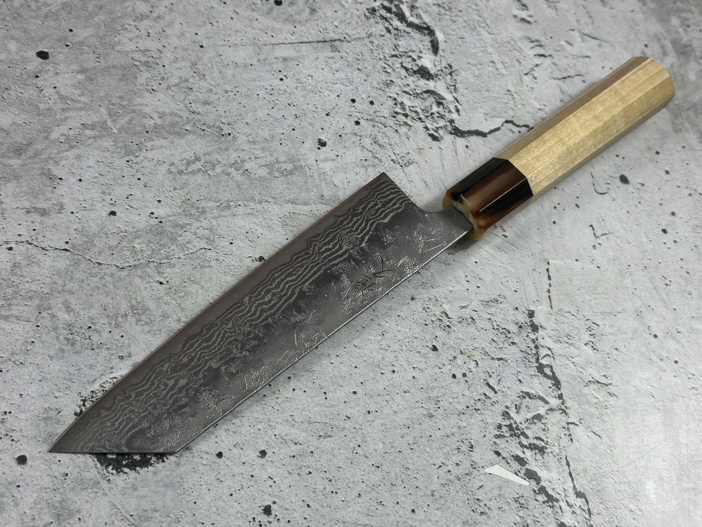 Tsunehisa SW Washiji Bunka Knife 170mm - Made in Japan 🇯🇵 Buffalo Horn Magnolia Handle