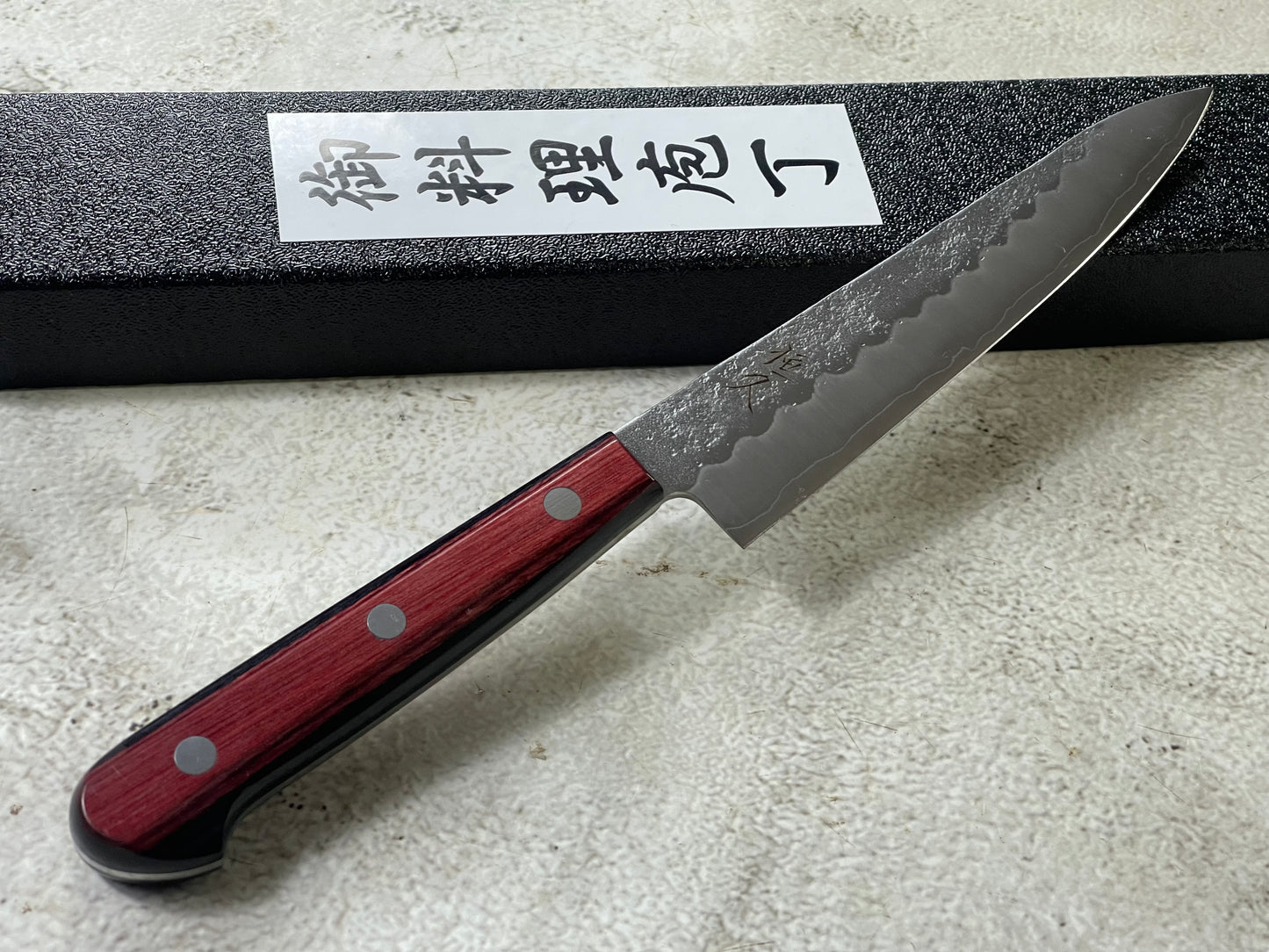 Tsunehisa G3 Nashiji Red Petty 135mm - Made in Japan 🇯🇵