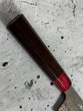 Load image into Gallery viewer, Takeshi Saji VG10-W Nashiji Rainbow Damascus Santoku 165mm