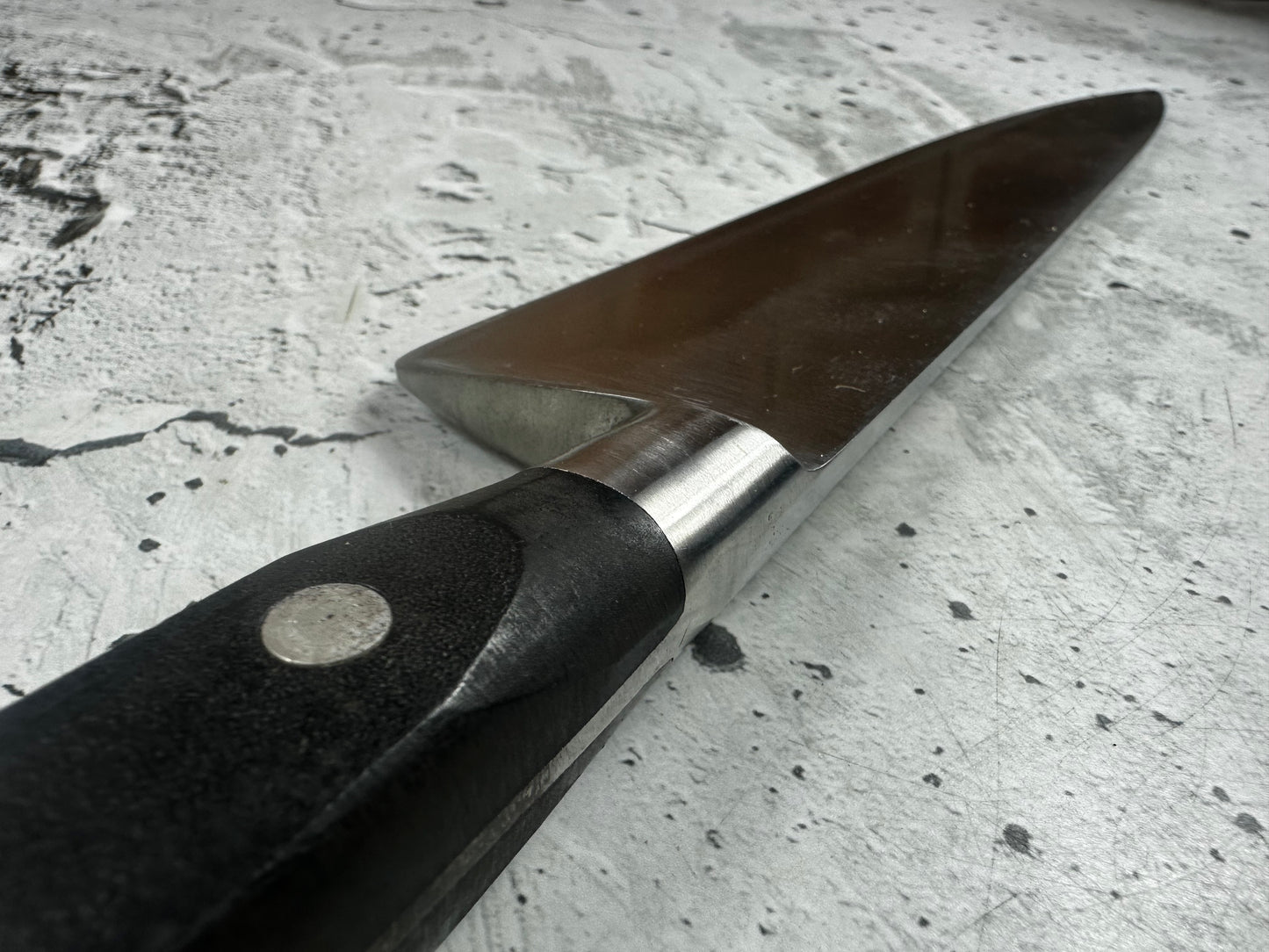 Vintage French Sabatier Chef Knife 250mm High Carbon Steel POM Handle 2246