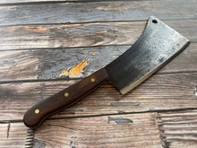 Load image into Gallery viewer, Premium Vintage Butcher Cleaver Knife 200mm Carbon Steel
