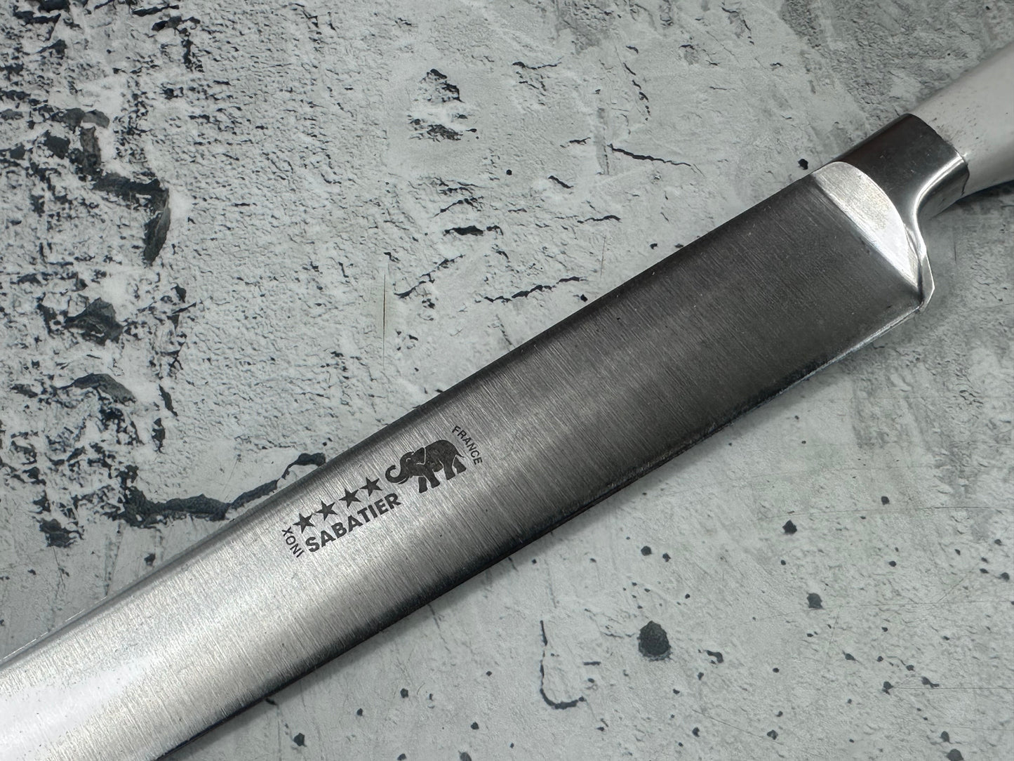 Vintage Sabatier Carving Knife 250mm High Carbon Steel France 2004