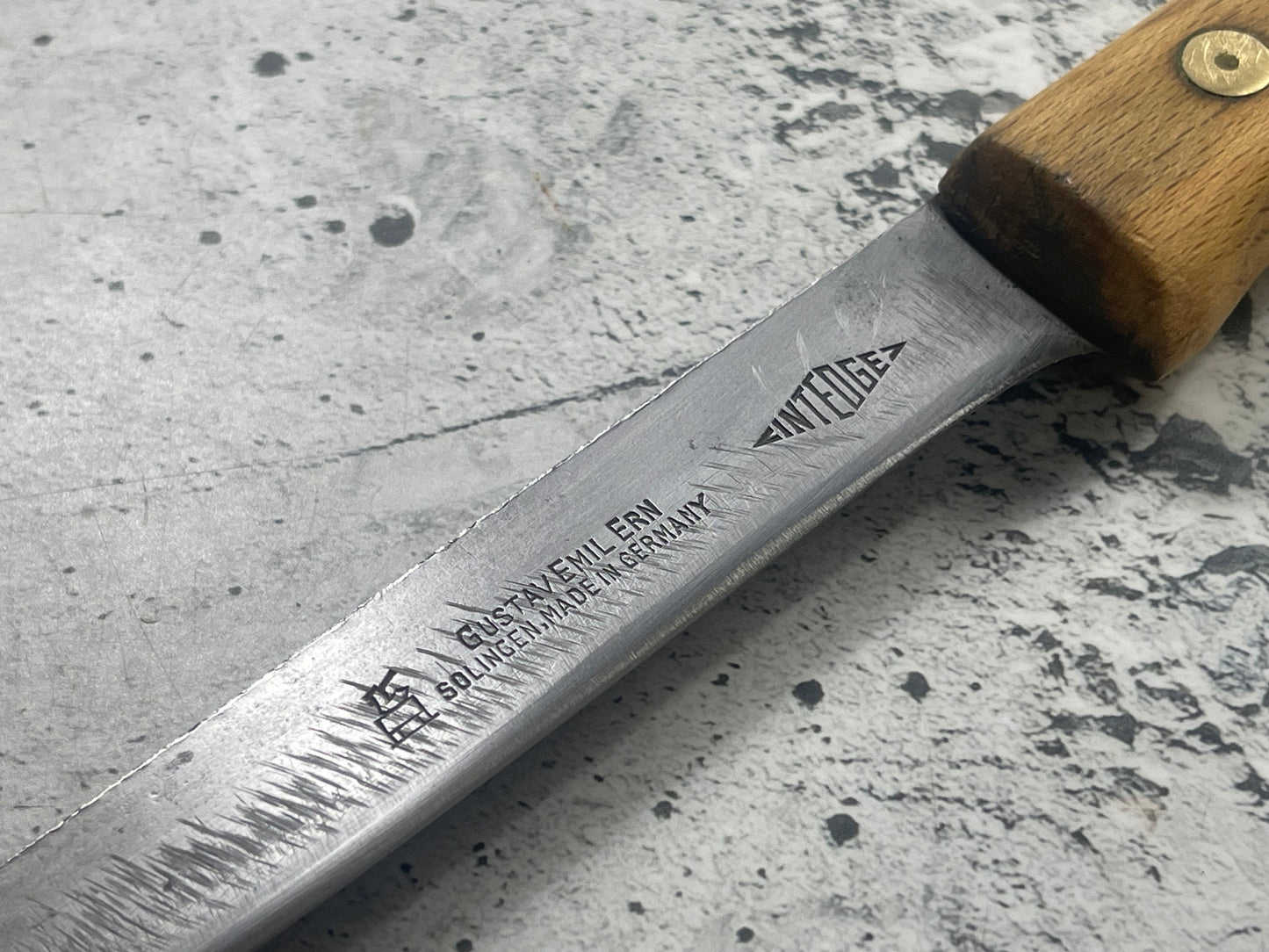 Vintage Gustav Emil Ern Boning Knife Carbon Steel 145mm Made in German 🇩🇪 1711