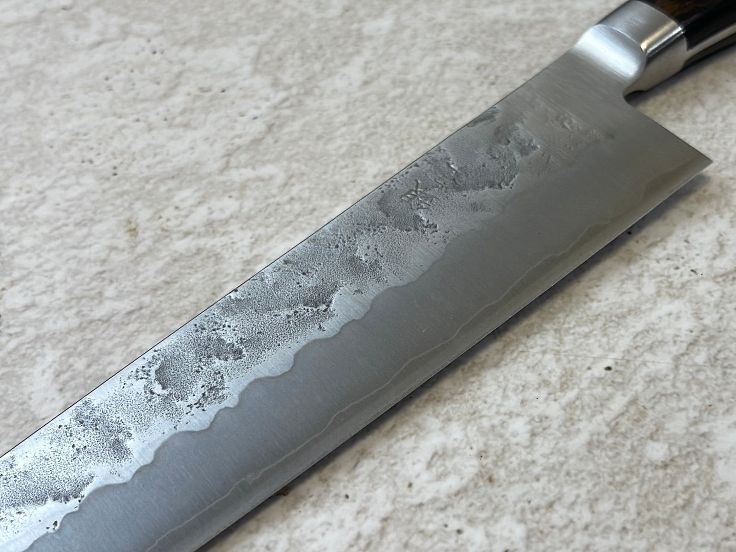 Tsunehisa G3 Nashiji Brown Sujihiji 240mm - Made in Japan 🇯🇵 With Bolster
