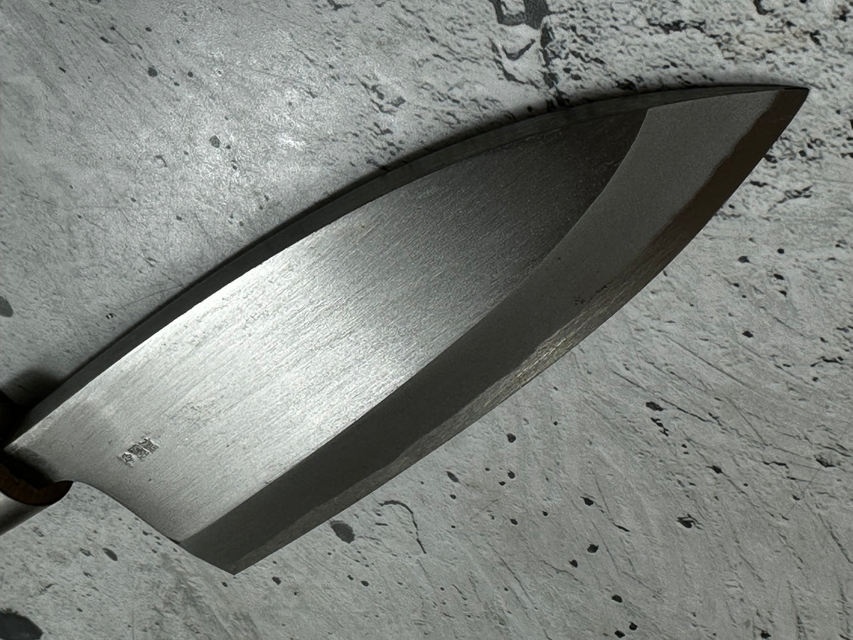 Vintage Tokusen Asahikuni Deba Knife 150mm Carbon Steel Timber Handle 2272