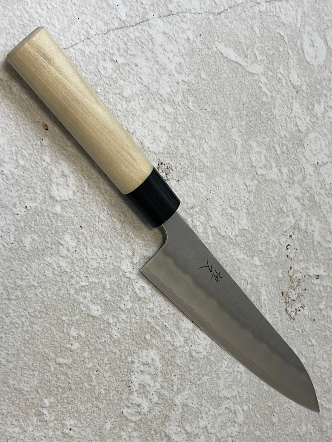 Tsunehisa G3 Nashiji HBC Gyuto 180mm - Made in Japan 🇯🇵 Magnolia Oval Wa Handle