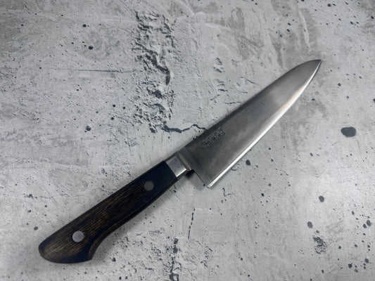 Vintage Japanese Gyuto Knife 210mm Carbon Steel Made in Japan 2016