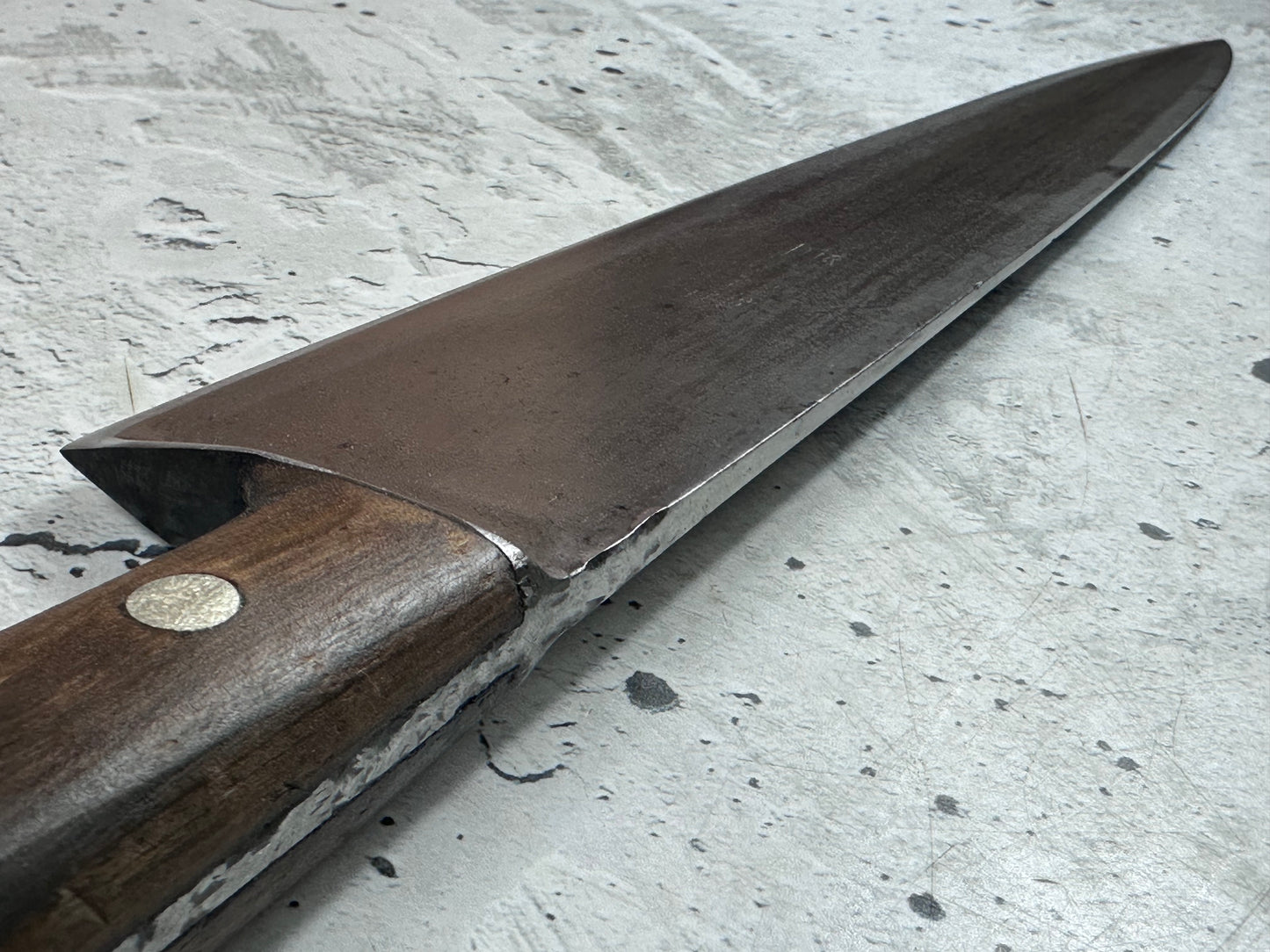Vintage Gustav Emil Ern Chef Knife 310mm Carbon Steel Made in Germany 2111