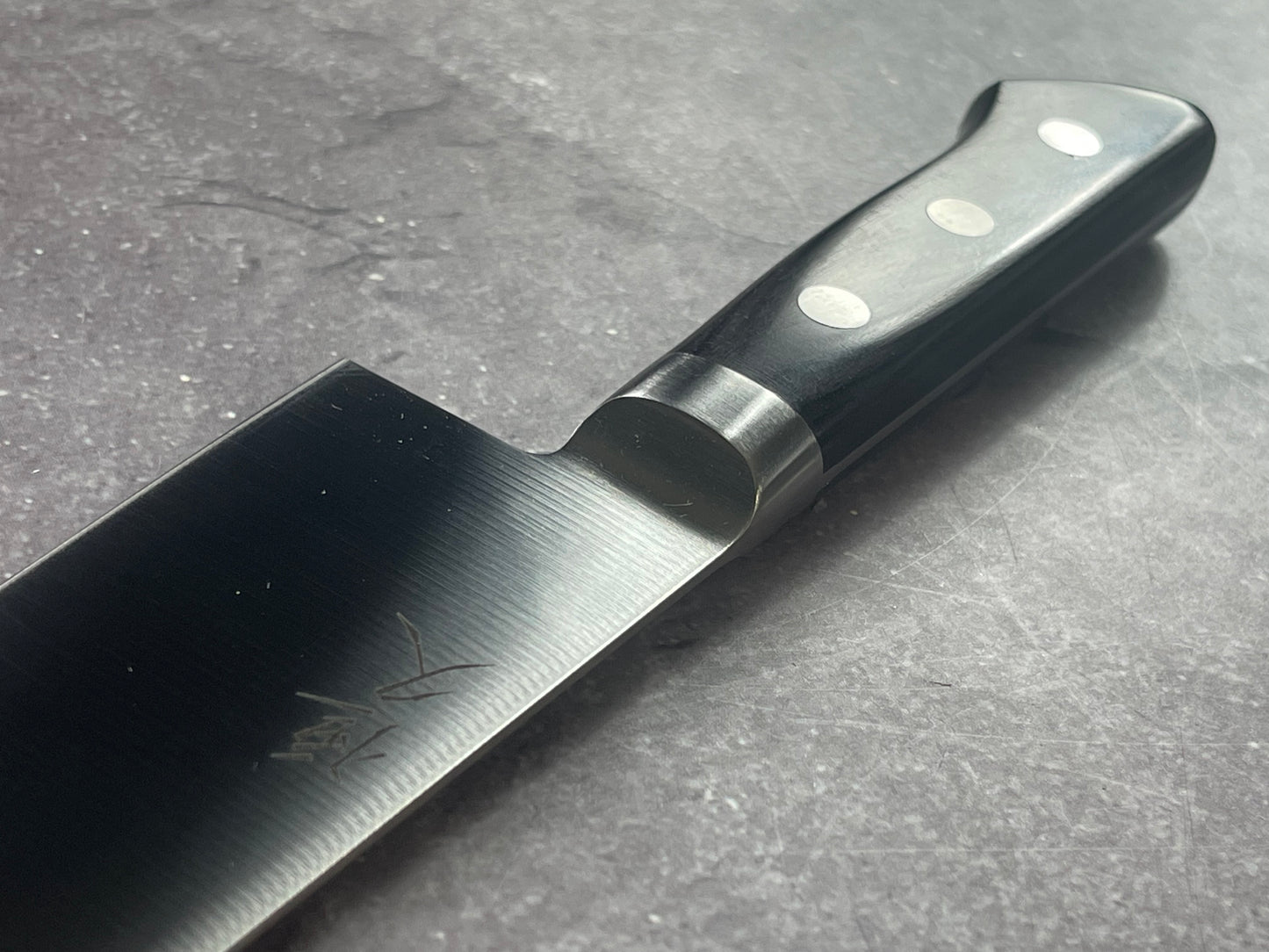 Tsunehisa AUS8 Santoku Knife 180mm Pakkawood Handle - Made in Japan