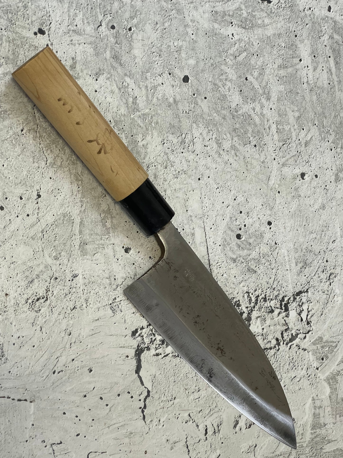 Vintage Japanese Deba Knife 170mm Made in Japan 🇯🇵 Carbon Steel 1517
