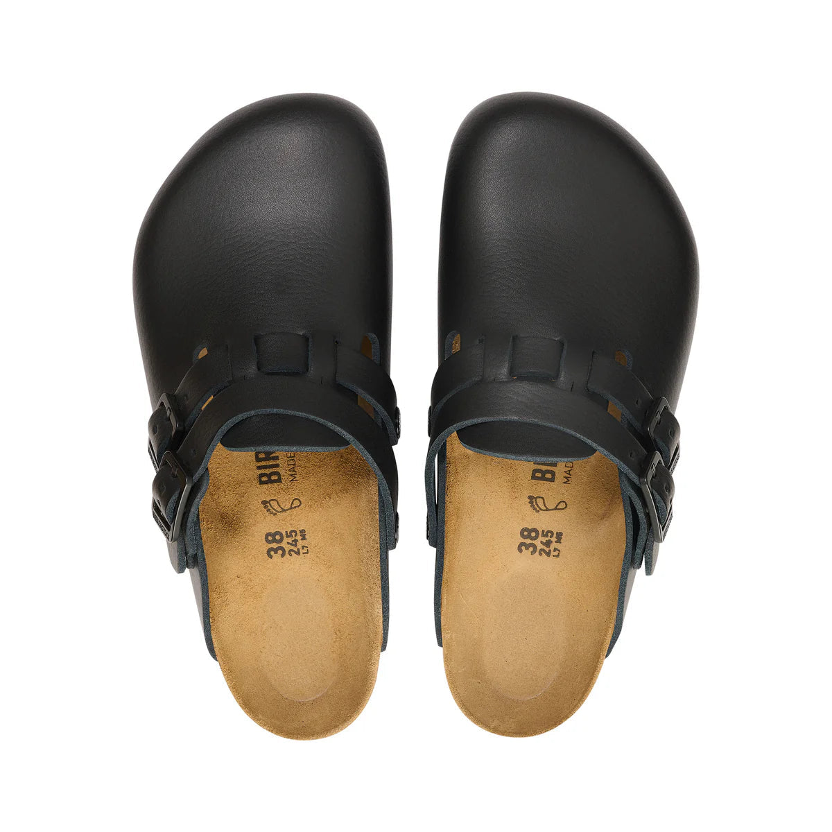 Birkenstock Kay Pro PU Coated Natural Leather Clog Chef Shoes