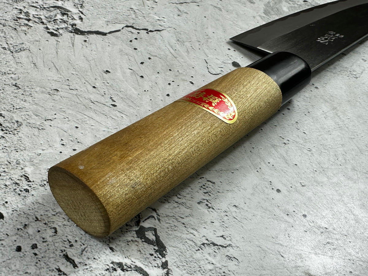 Vintage Katsuhiro Santoku Knife 170mm High Carbon Steel Magnolia Handle 2275