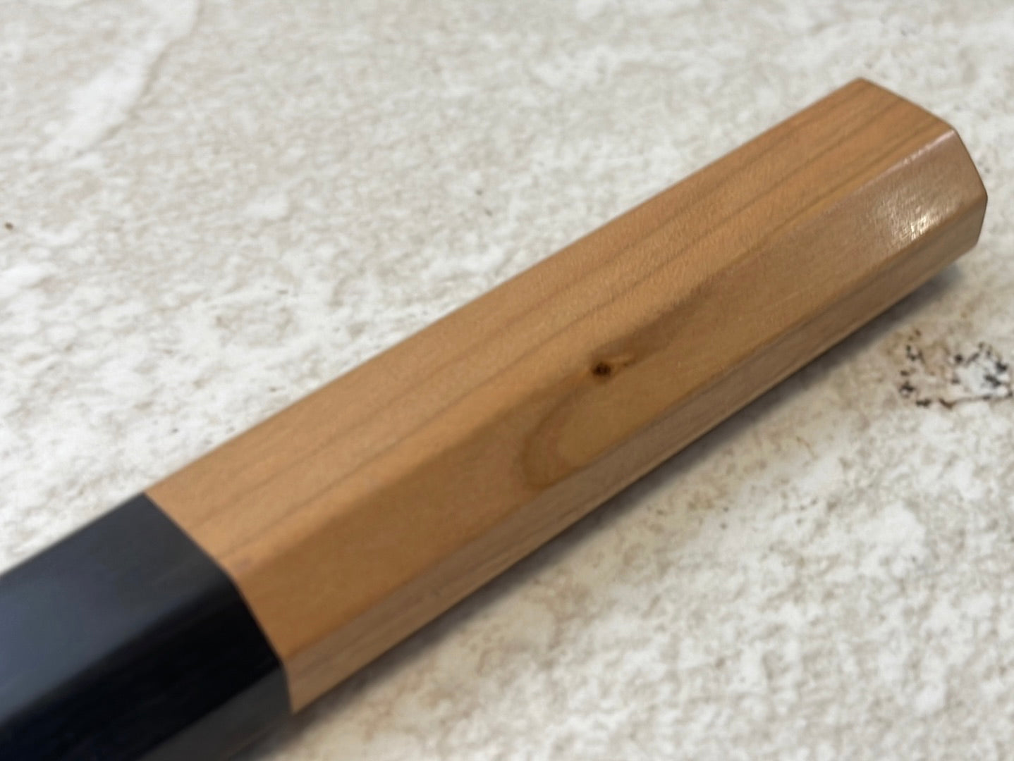 Japanese Handle Cherry Black with Shitan Bolster Octagon Shape