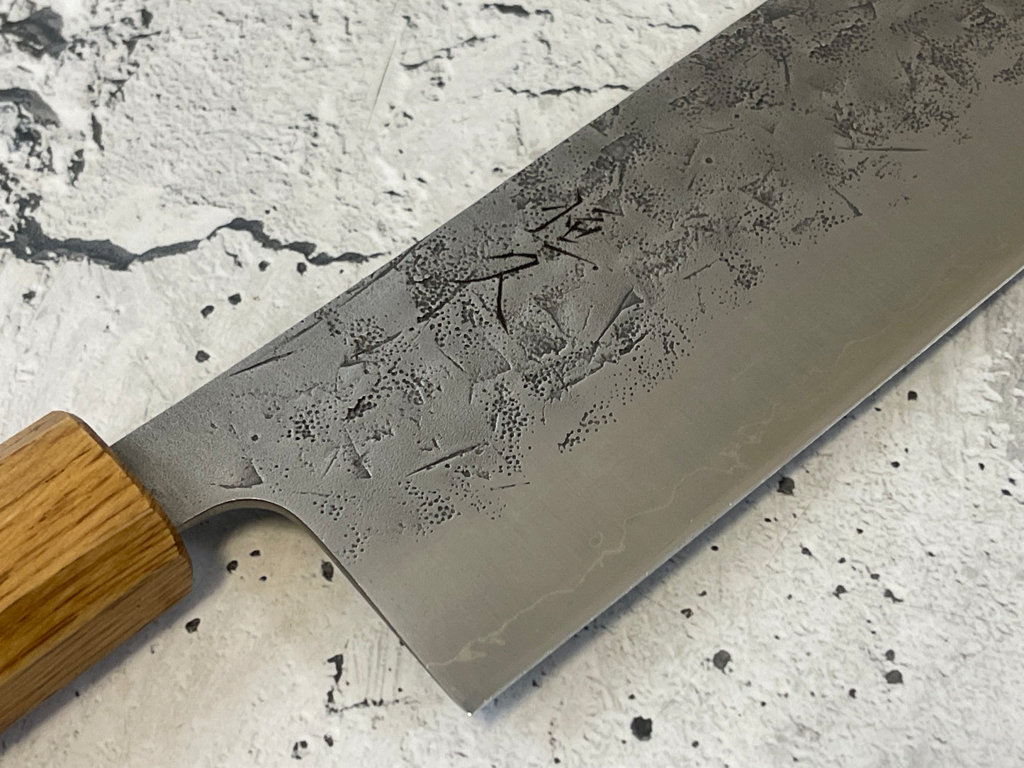 Tsunehisa SLD Washiji KOY Nakiri Knife 170mm - Made in Japan 🇯🇵 Oak Yaki Handle