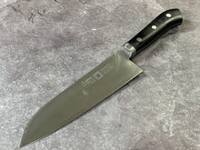 Load image into Gallery viewer, Used Kiya Santoku Knife 180mm - Stainless Steel Made In Japan 🇯🇵 1644