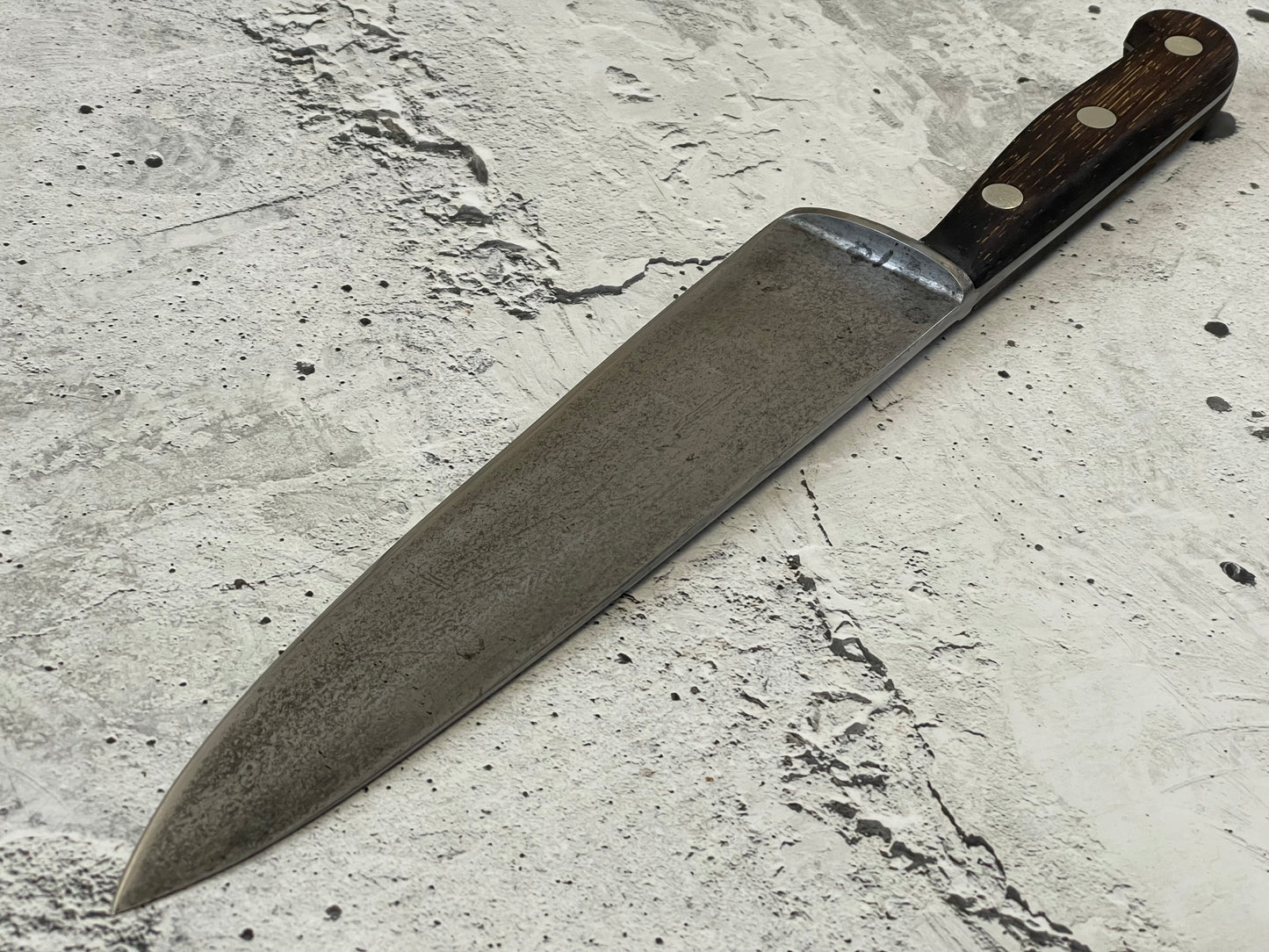 Vintage Dexter Chef Knife 240mm Carbon Steel Made in USA  🇺🇸 1484