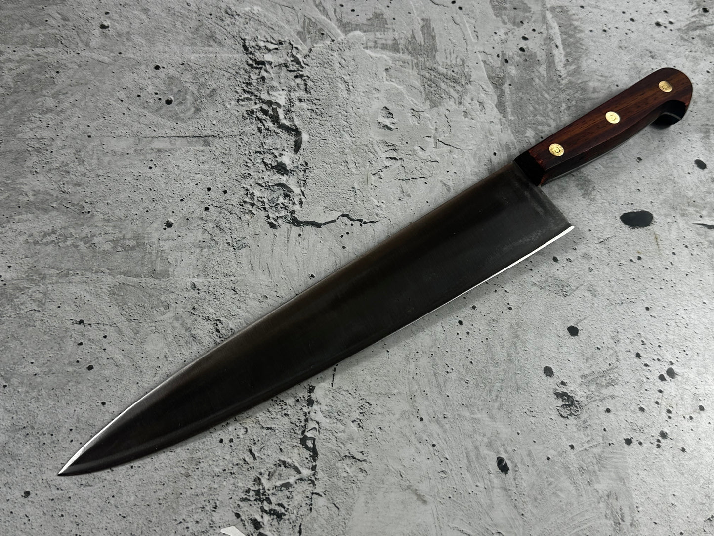 Vintage French Chef Knife 280mm High Carbon Steel Made in France 2034