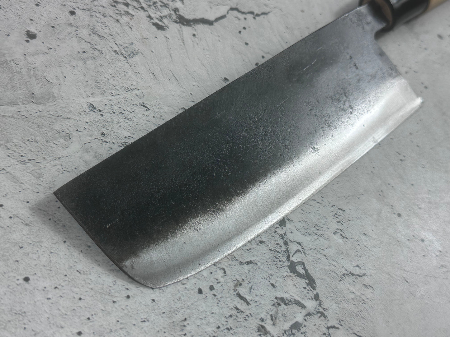 Vintage Nakiri Knife 160mm Carbon Steel Made in Japan 2026