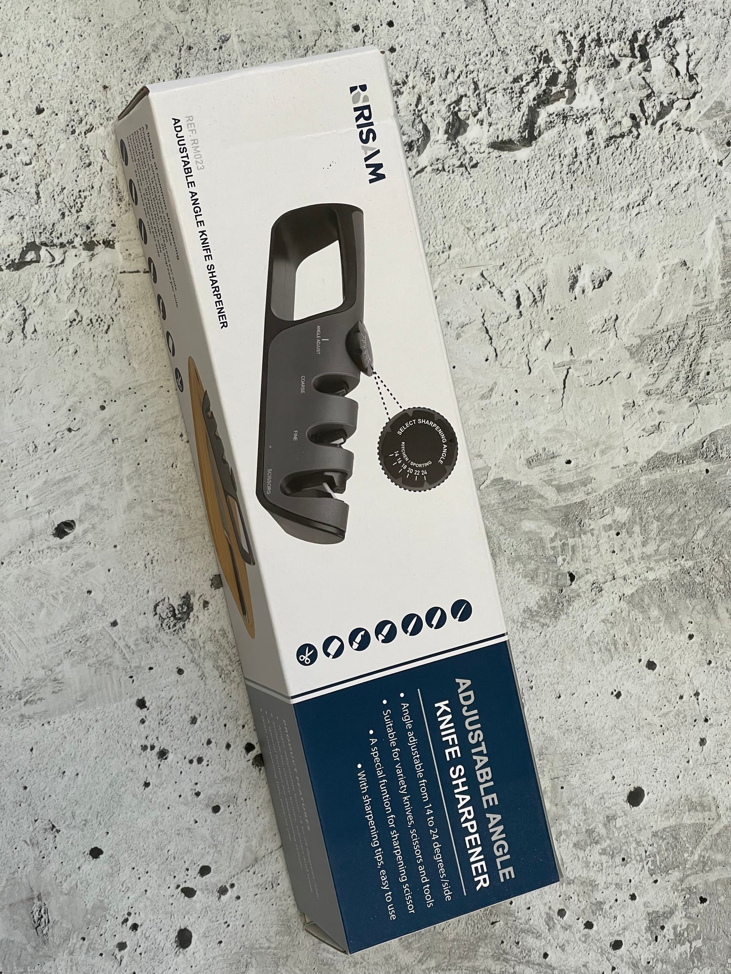 New Risan Adjustable Angle Knife Sharpener