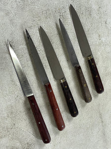 Vintage French Paring Knife Set 5x Made in France 🇫🇷 1974