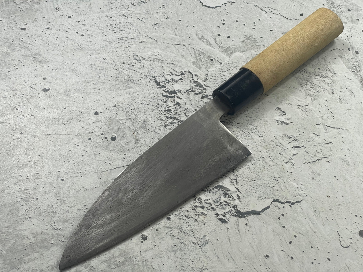 Vintage Japanese Deba Knife 150mm Made in Japan 🇯🇵 Carbon Steel 1752