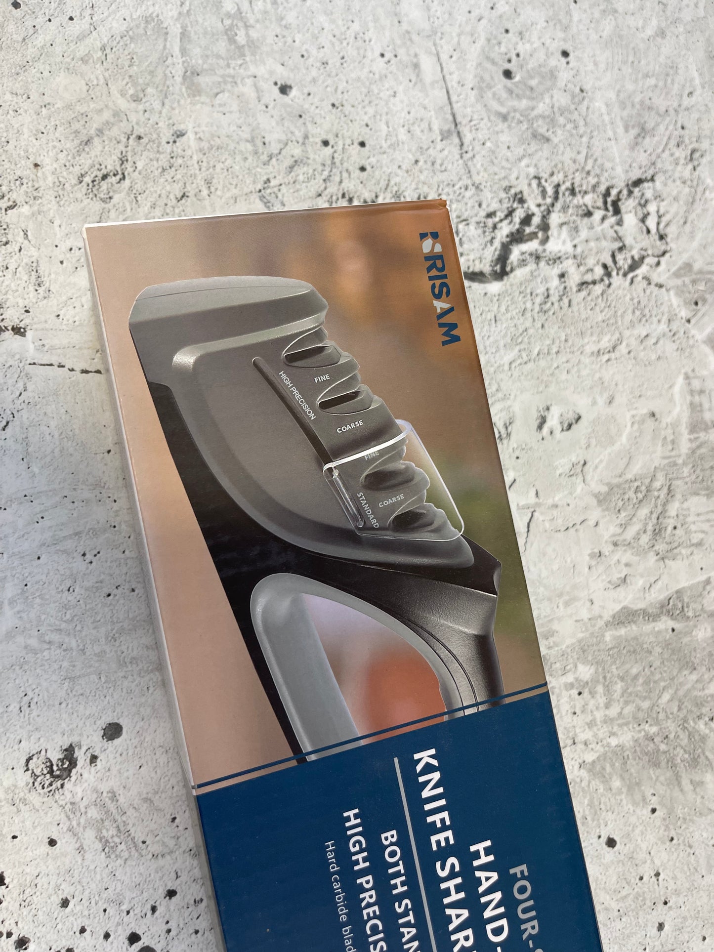New Risan Four Stage Hand-Held Knife Sharpener