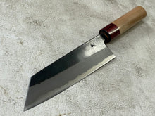 Load image into Gallery viewer, Muneishi Aogami 2 Iron Clad Kiritsuke 180mm Kurouchi Finish