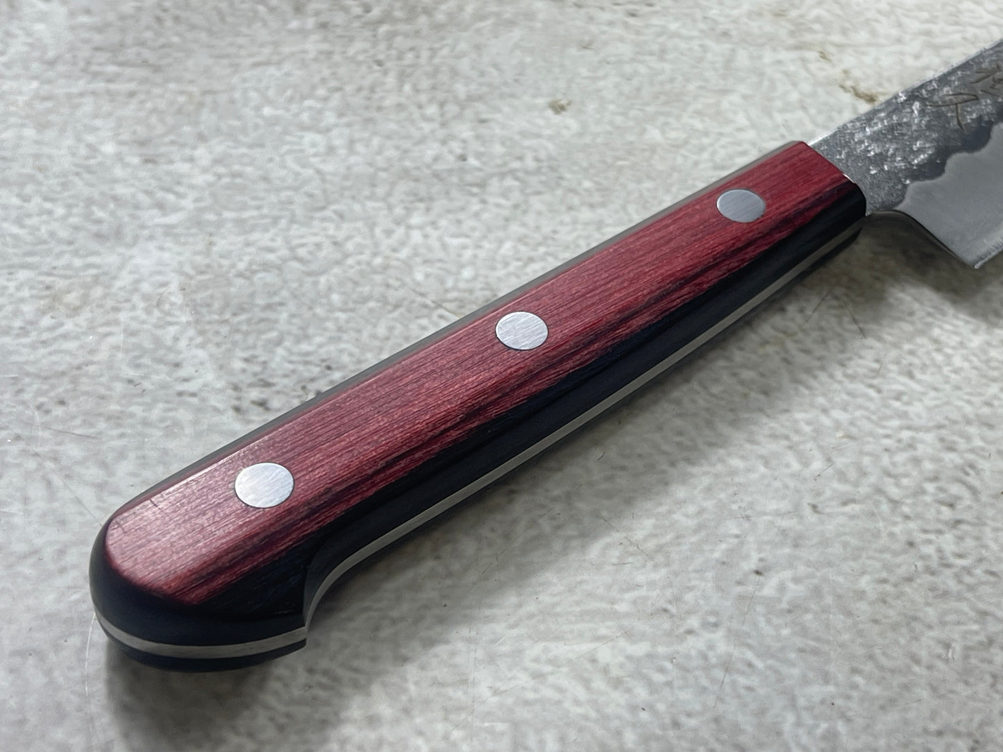 Tsunehisa G3 Nashiji Red Petty 135mm - Made in Japan 🇯🇵