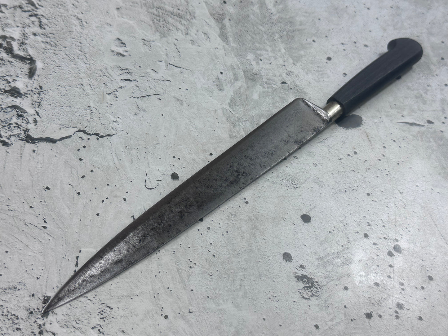 Vintage Sabatier Nogent Slicing Knife 200mm Carbon Steel 2178