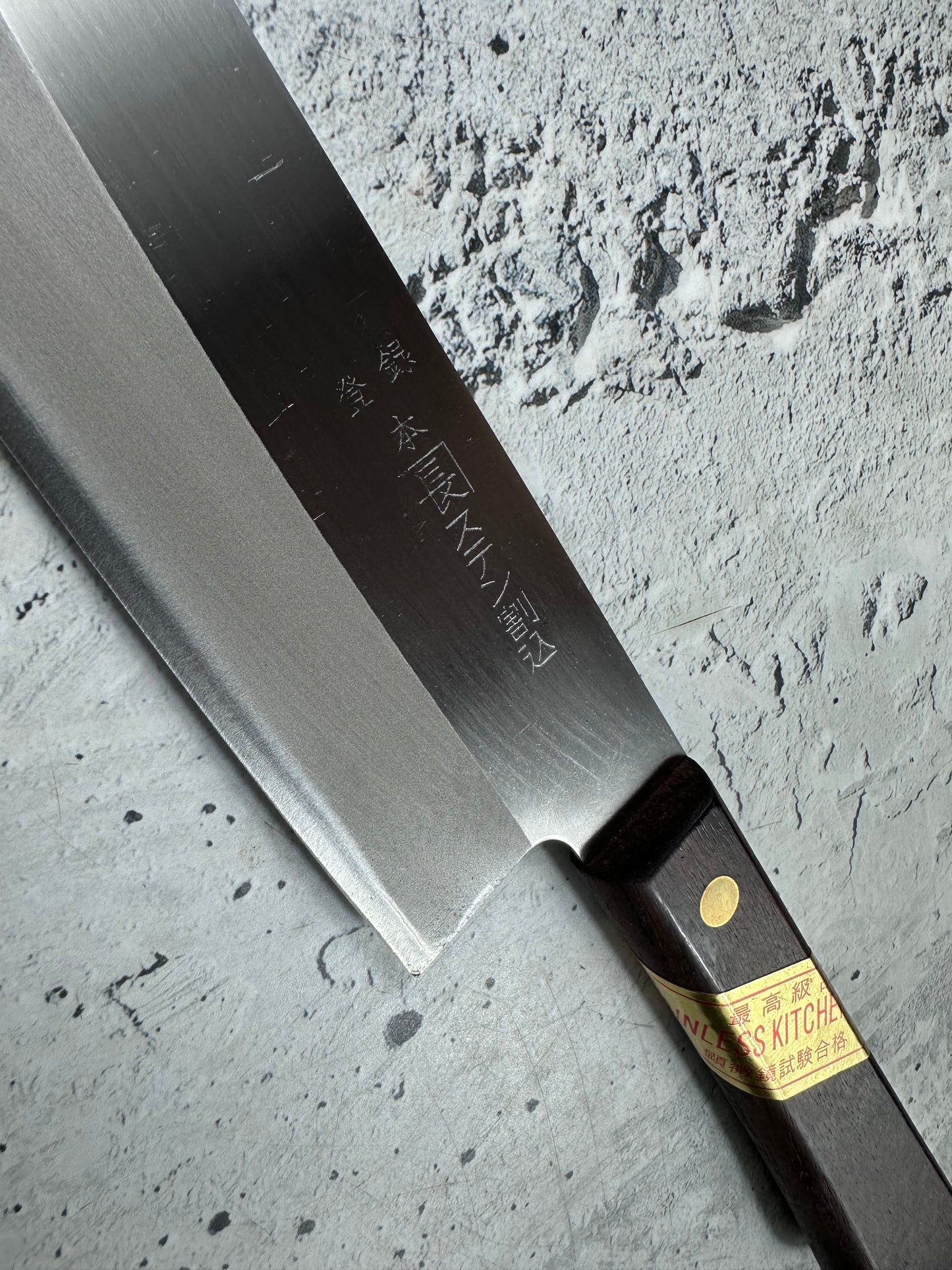 Vintage Toroku Honcho Suten Santoku Knife 170mm Stainless Steel 2167