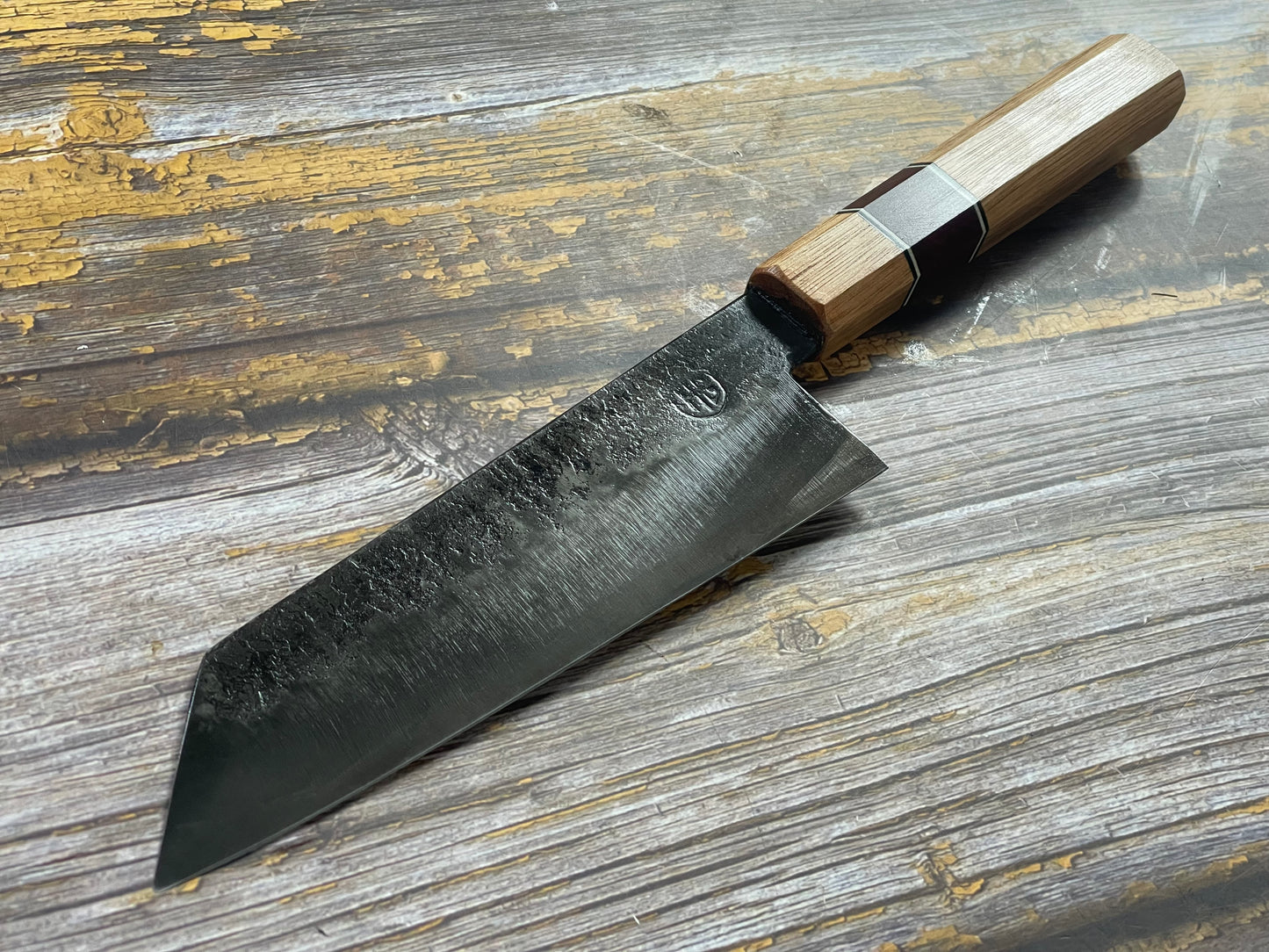 HG Blade Bunka Knife 170mm Kurouchi Finish 1084 High Carbon Steel