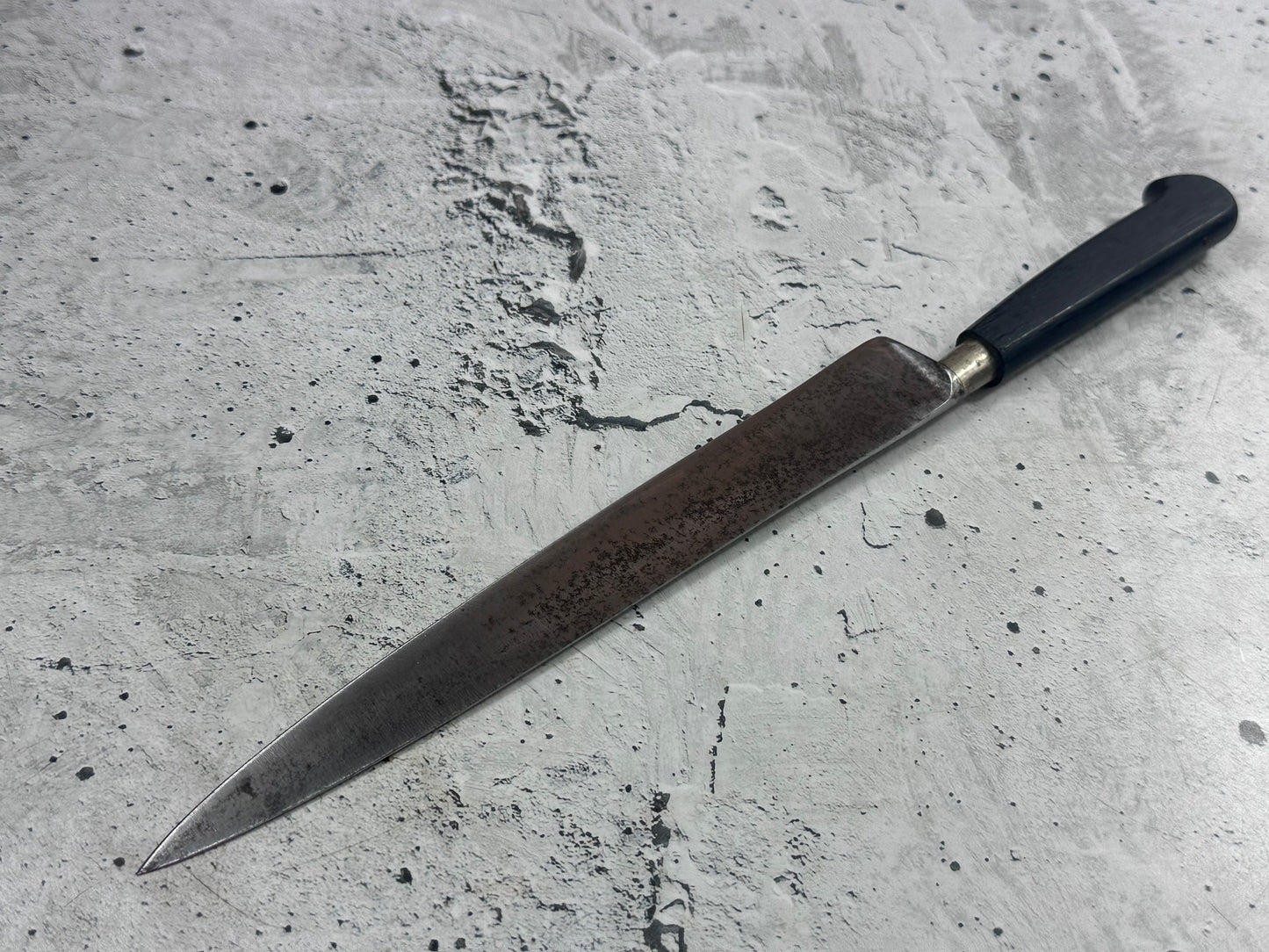 Vintage Sabatier Nogent Flexible Slicing Knife 200mm Carbon Steel 2179
