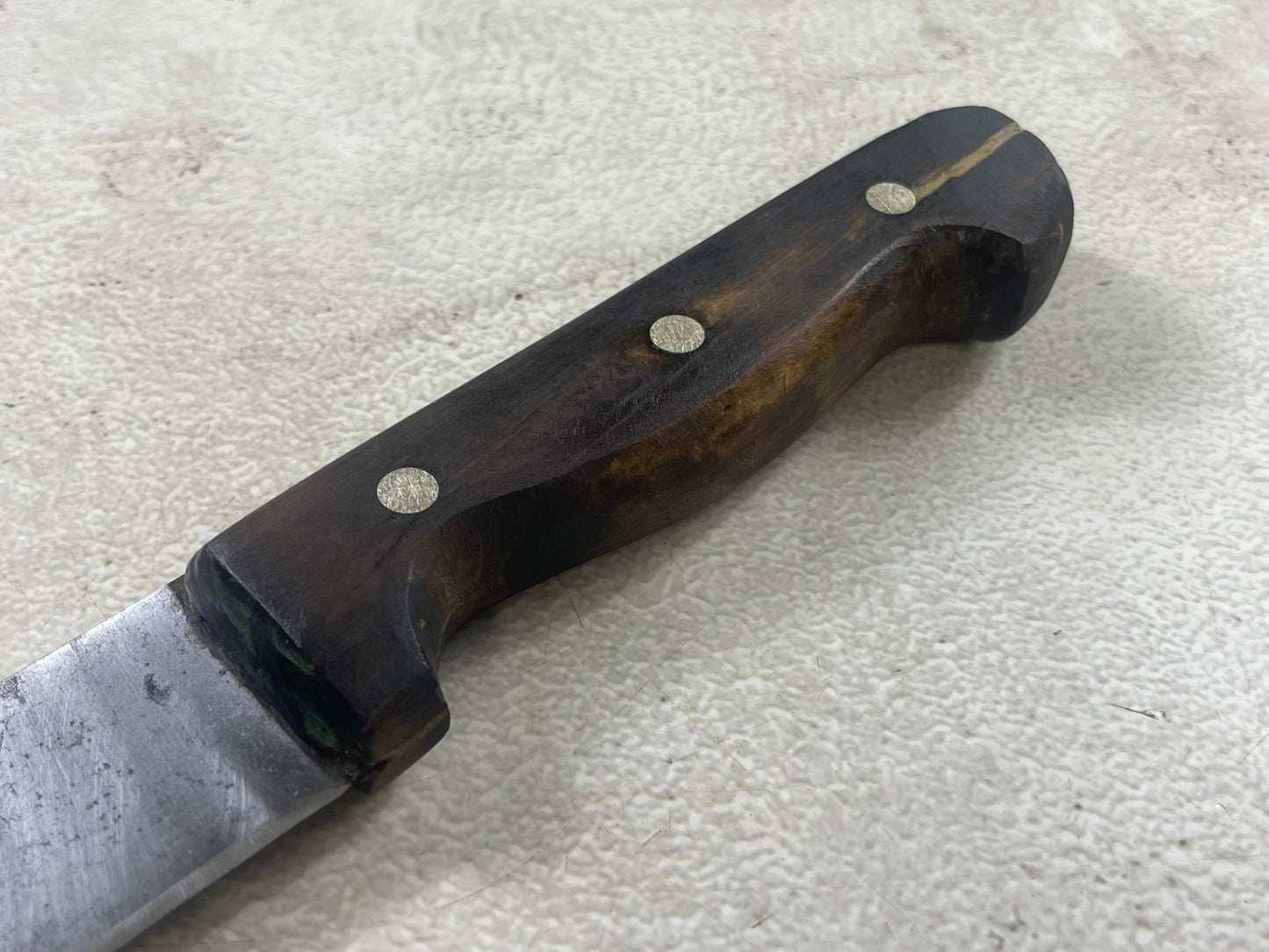 Vintage Gustav Emil Ern Butcher Machete Knife 300mm Made in Germany 🇩🇪 Cabon steel 1911