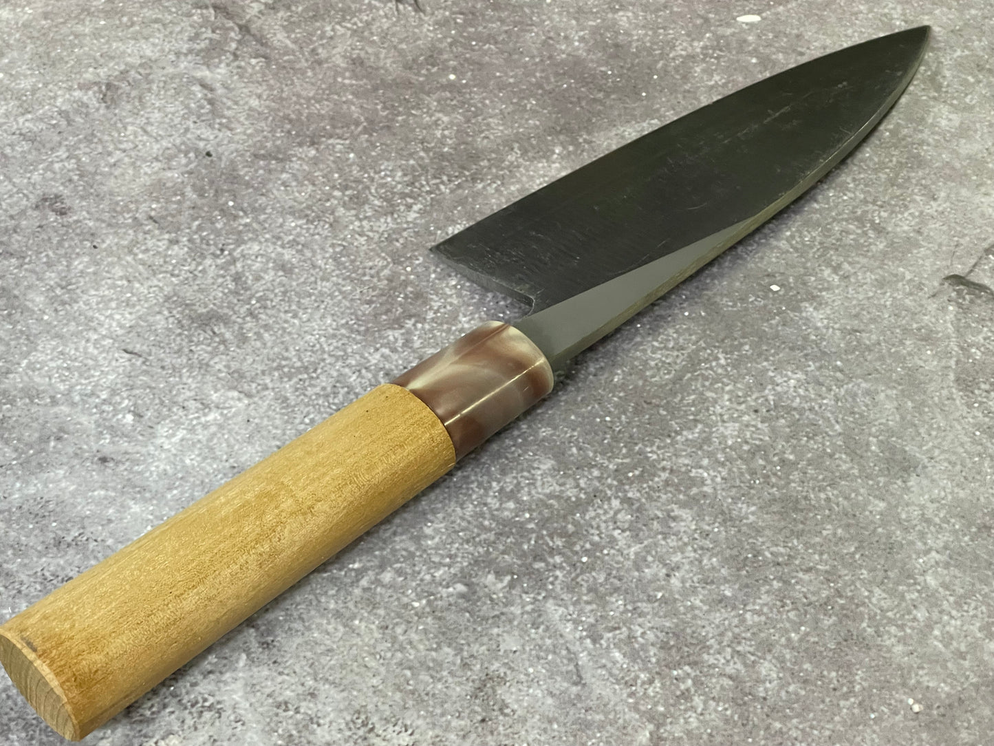 Vintage Japanese Deba Knife 150mm Made in Japan 🇯🇵 Carbon Steel 1660