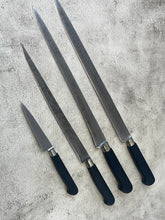 Load image into Gallery viewer, Vintage French Nogent Knives Set of 4x Carbon Steel Made in France 🇫🇷 1256