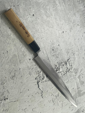 Vintage Japanese Yanagiba Knife 200mm  Made in Japan 🇯🇵 Carbon Steel 1761