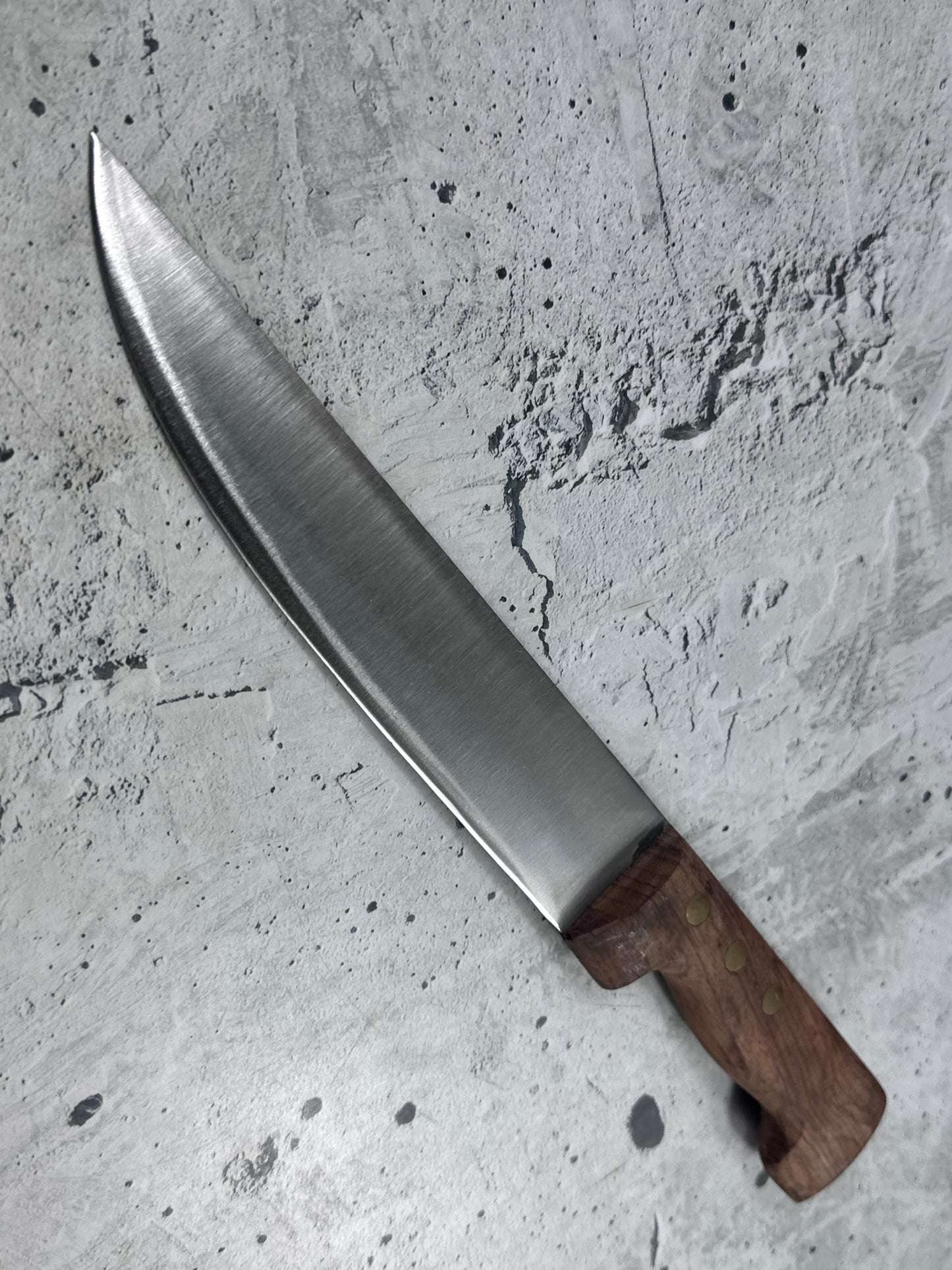 Vintage French Butcher Knife 200mm High Carbon Steel Made in France 🇫🇷 2039