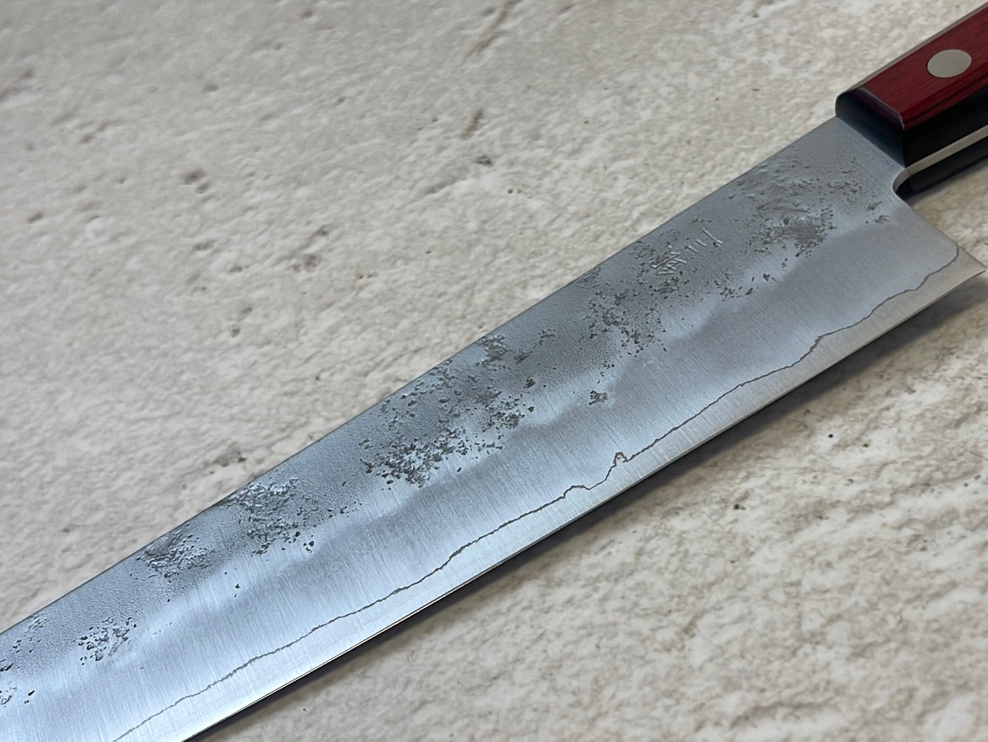 Tsunehisa G3 Nashiji Red Gyuto 210mm - Made in Japan 🇯🇵