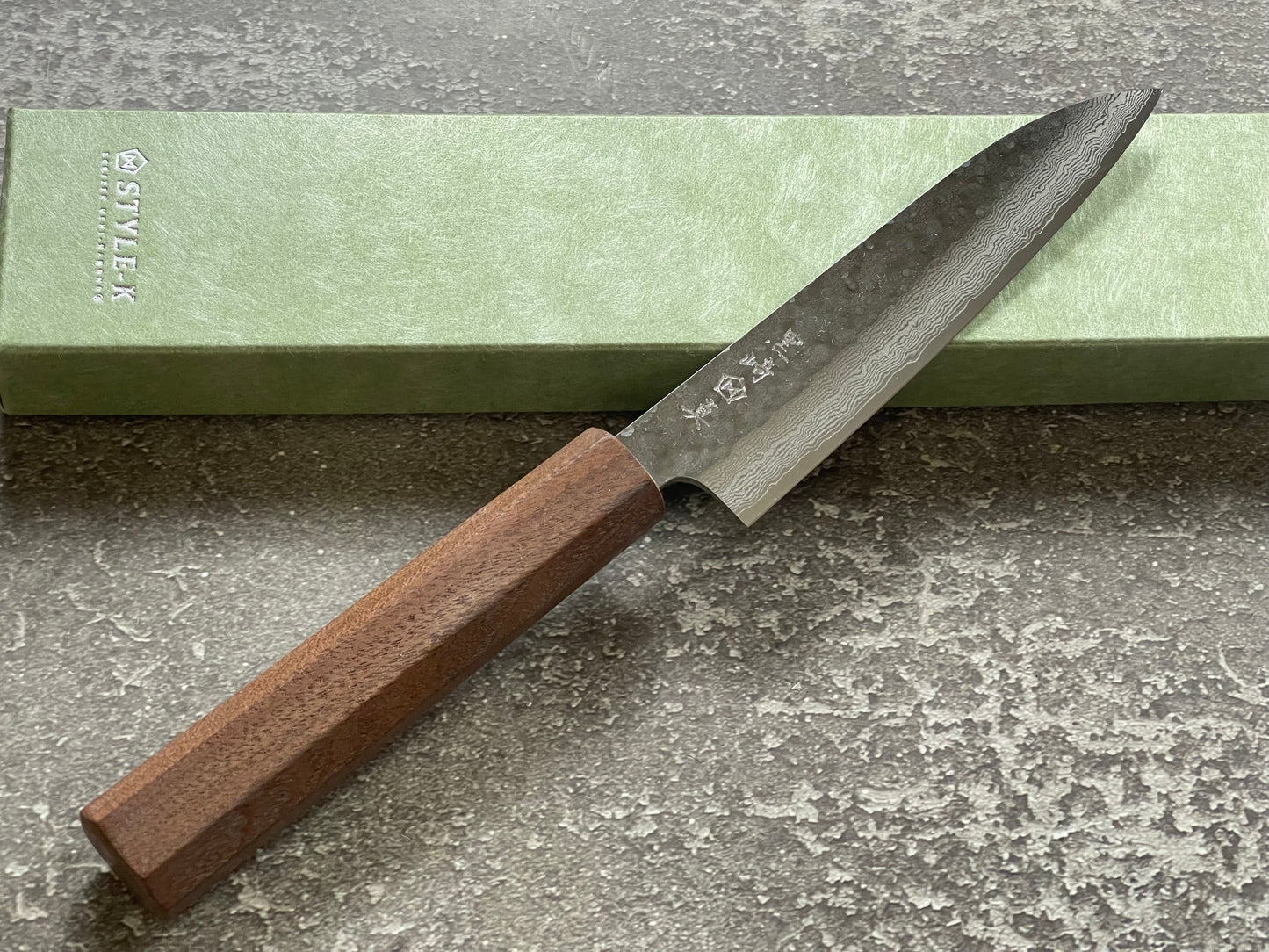 Makoto Kurosaki Damascus Tsuchime Petty 135mm