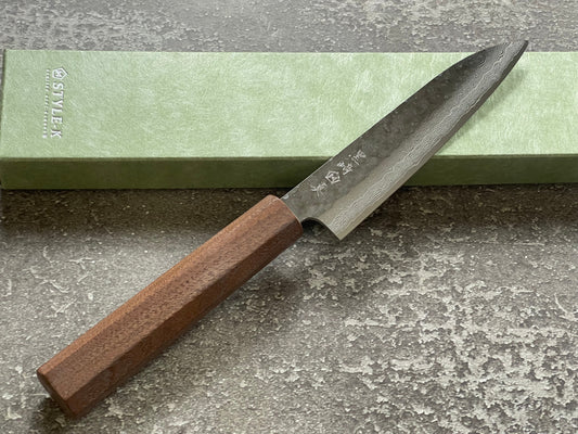 Makoto Kurosaki Damascus Tsuchime Petty 135mm