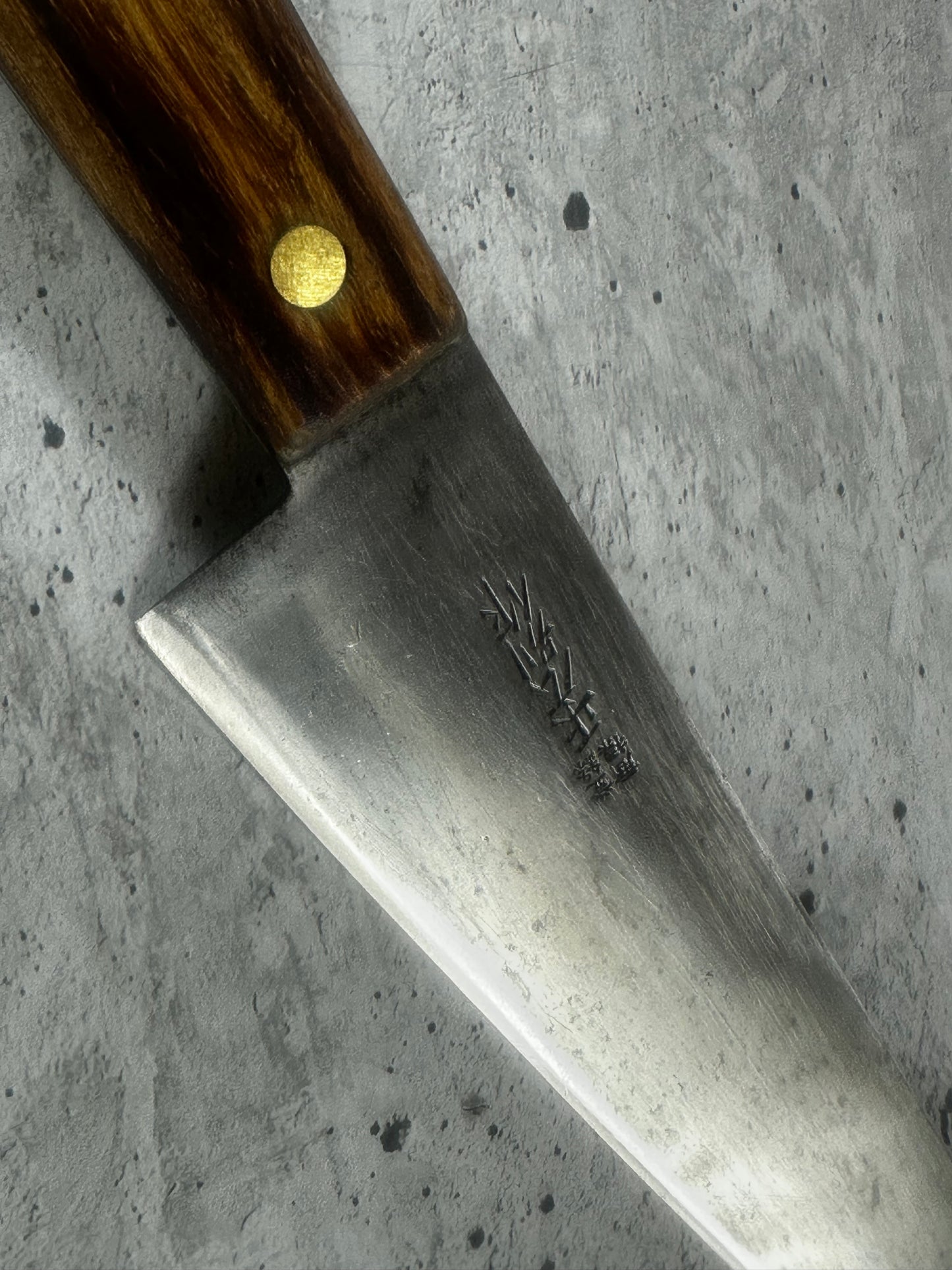 Vintage Japanese Gyuto Knife 270mm Carbon Steel  Made in Japan 2017